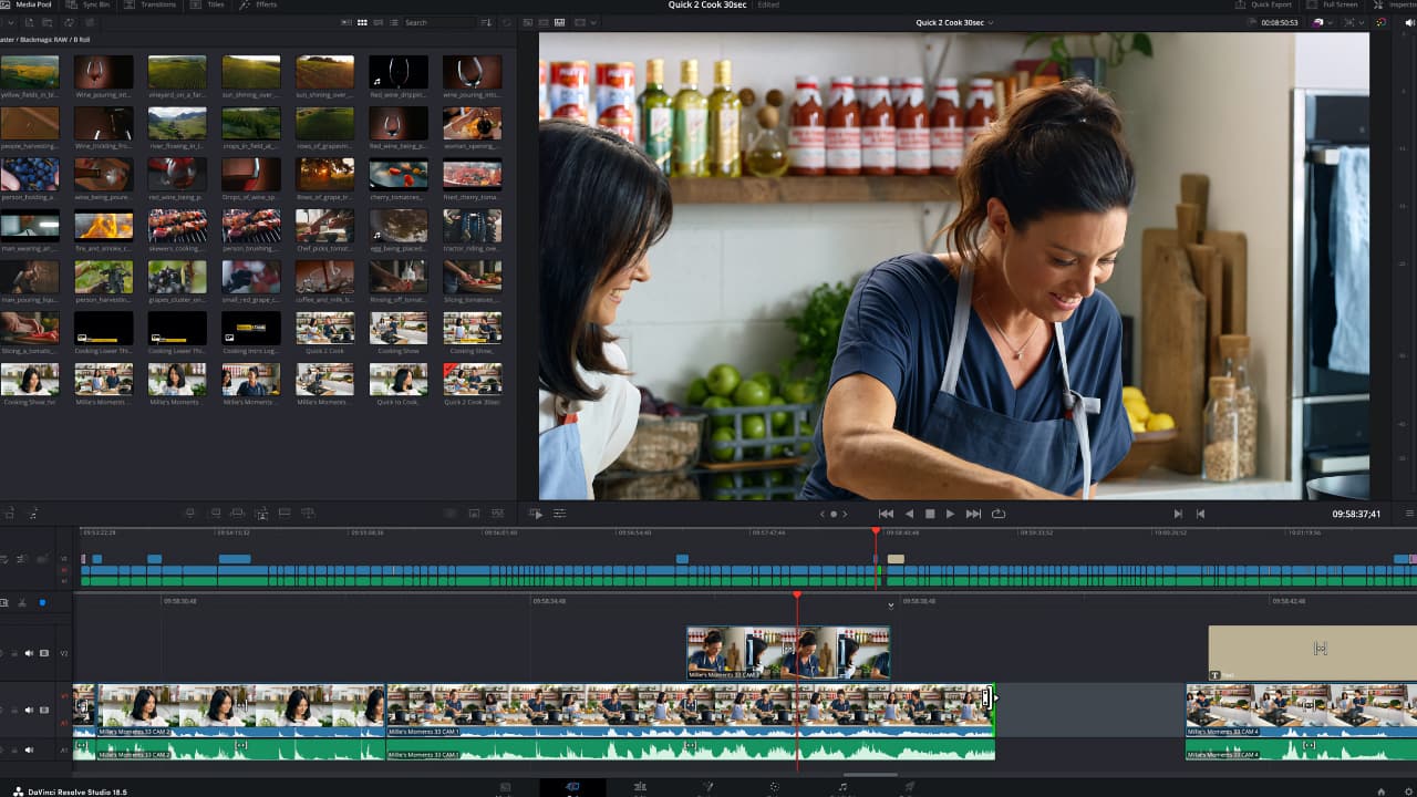 DaVinci Resolve Beta 4 has just rolled off the production line