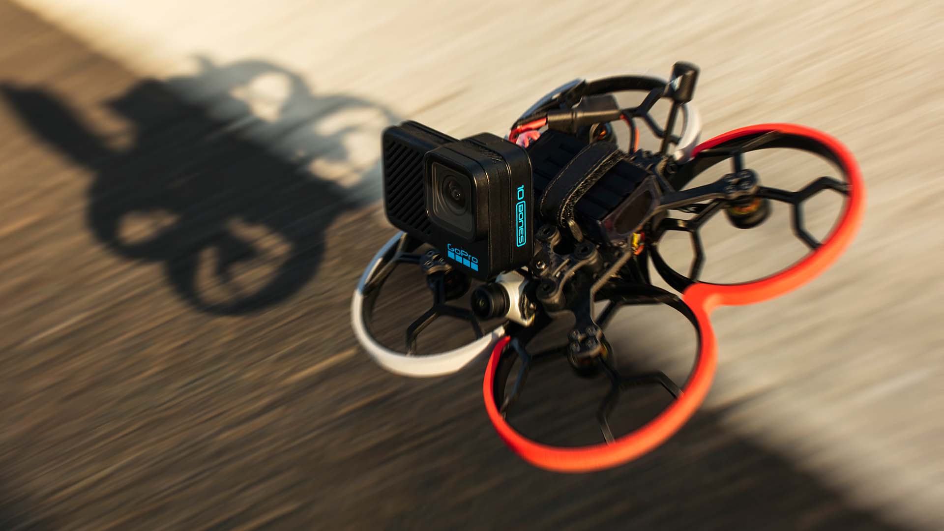 The new FPV based GoPro HERO10 Black Bones. Image: GoPro.