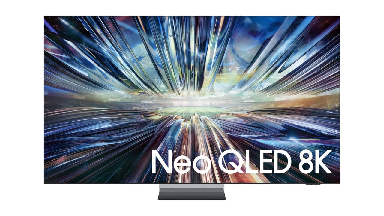 The new Samsung Neo QLED 8K, one of the first TVs to feature Eclipsa Audio