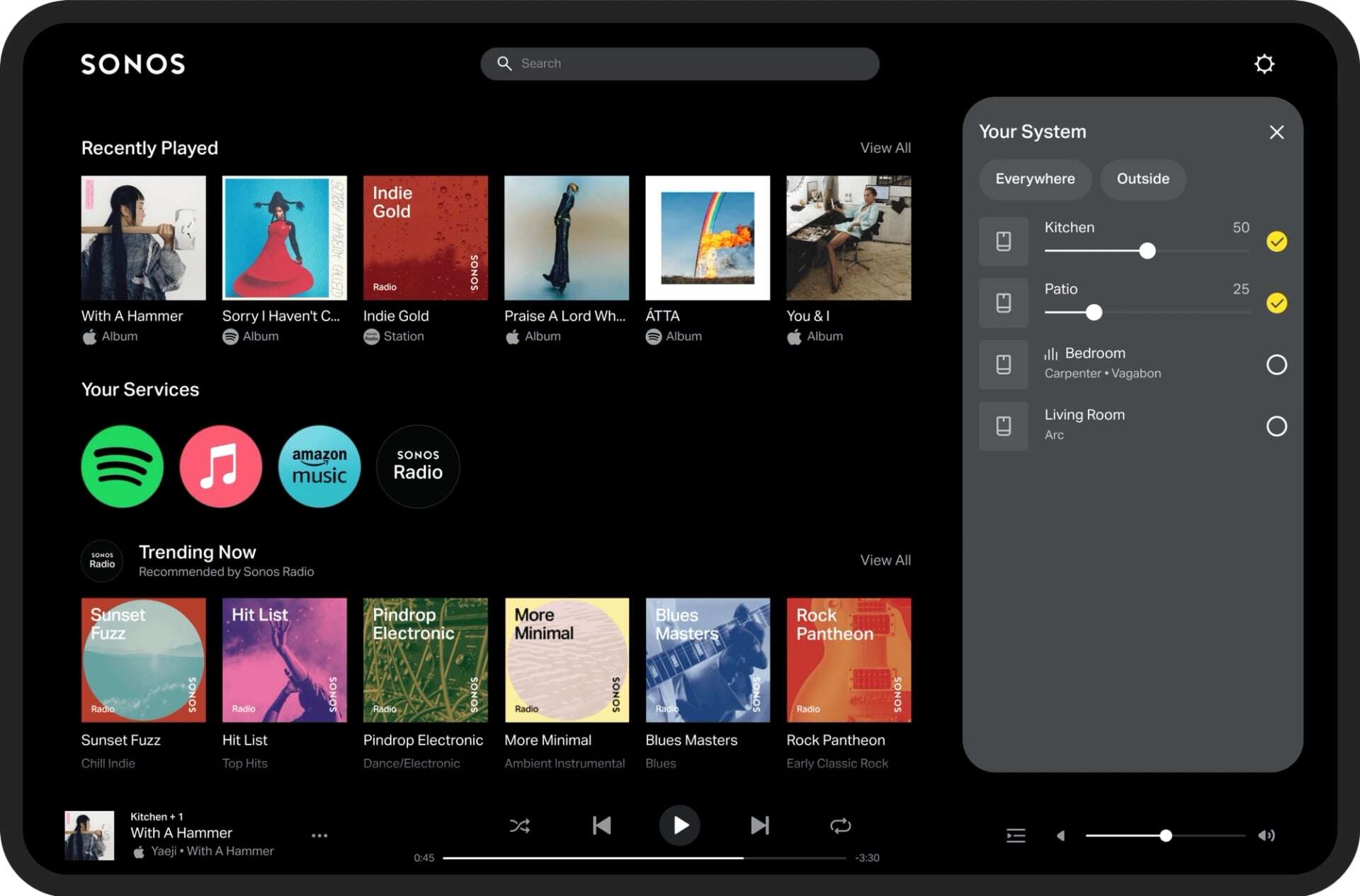 sonos app ipad