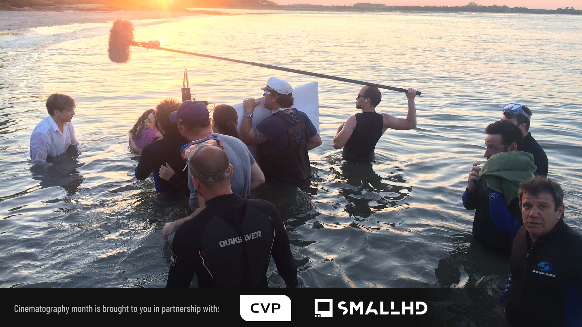 Working with Natural Light on The Little Mermaid. Photo: Tim Gill.