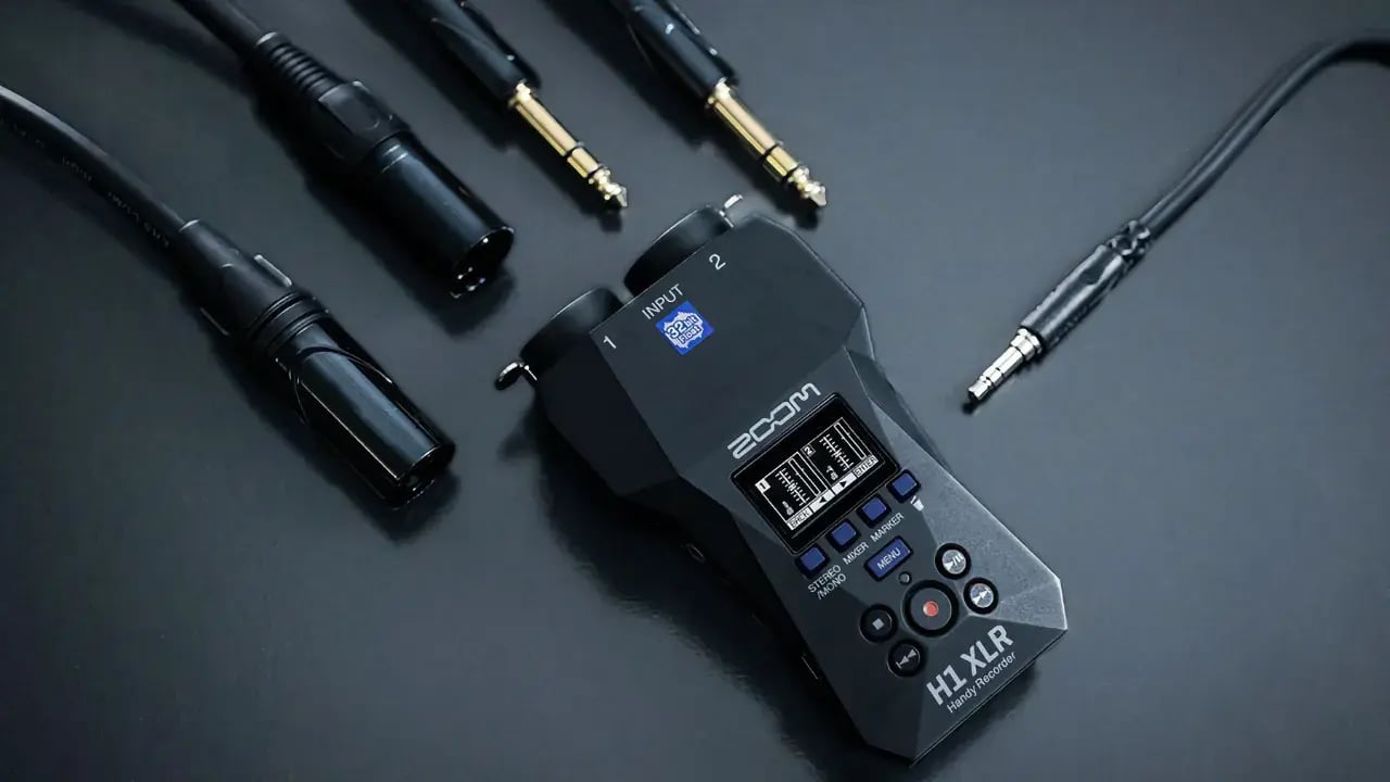 Zoom H1 XLR Portable Recorder Inputs