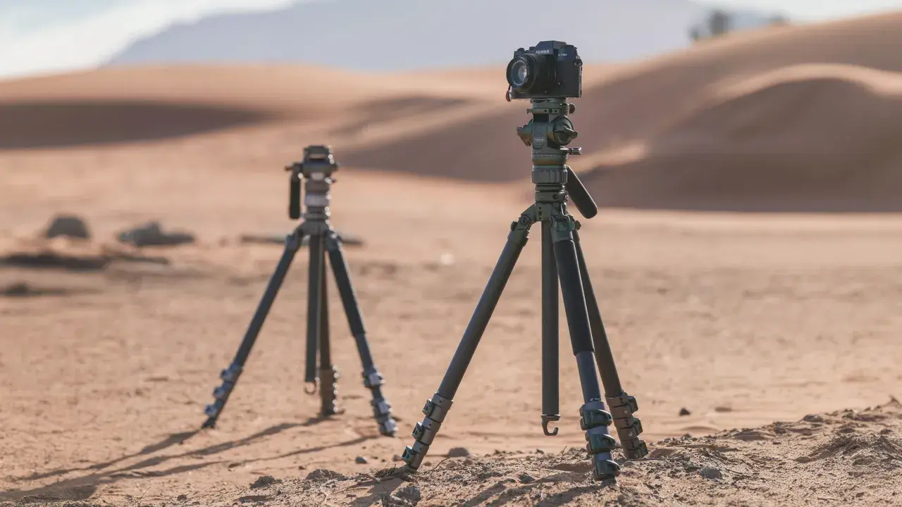 The go-anywhere $299 VT05 carbon fiber travel tripod